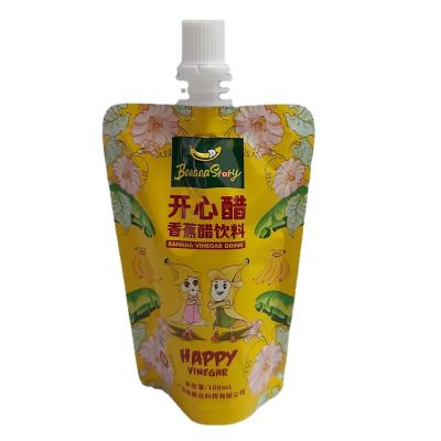 China Custom Aluminum Foil Holder Plastic Liquid Printing Pouch Recyclable With Spout for sale