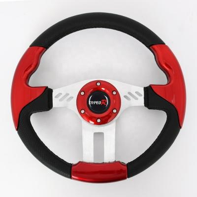 China Sports Classic Go Kart PVC Car Steering Wheel Games Custom Sports Racing Car Steering Wheel for sale