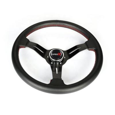 China Sports Fashion Style Auto Accessories Deep Classic Aluminum Disc Vintage Support Racing Steering Wheels for sale