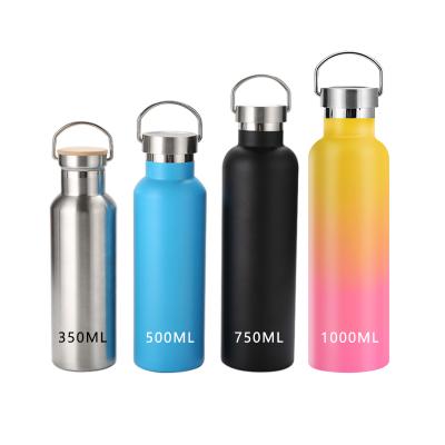 China 350/500/600/750/1000ml PORTABLE Powder Double Wall Stainless Steel Liner Insulated Vacuum Flask Per Water Bottle for sale