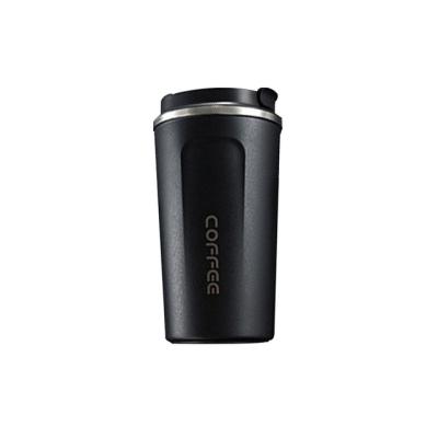 China 2022 Customs Wholesale Disposable Stainless Steel Glass Vacuum Insulated Coffee Cup Logo Car Travel Double Wall Cup Mug for sale