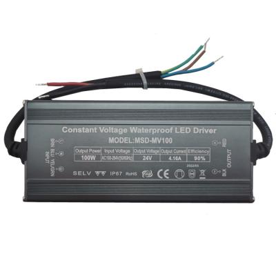 China High reliability factory ip67 30w 60w 80w 100w 200w 300w waterproof led driver dc12v 24v single output variable power supply for sale