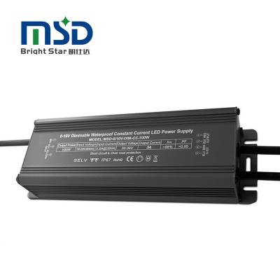 China High Reliability Constant Current Waterproof 0-10V 50W 60W 80W 100W Led Power Supply Dimmable Switching Power Supply Led Driver for sale