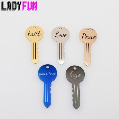 China Other Stainless Steel Custom Shape Charms 17*25mm High Polish Faith Hope Love Peace Mirror Pendant Outdoor Charm 20pcs for sale