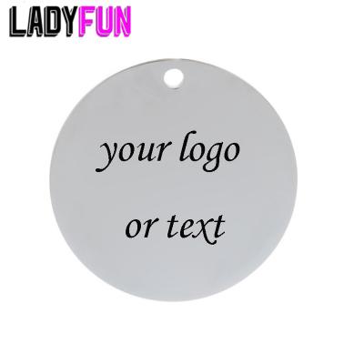 China Other Personalized Stainless Steel Charm Laser Engrave Your Own Logo Or Text 50pcs/lot for sale