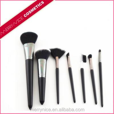 China Elegant Merrynice latest personalized design 7pcs animal hair cosmetic brushes for sale