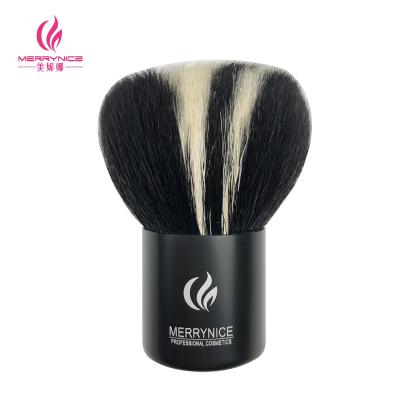 China Angular Blush Merrynice hot selling black kabuki single double colors synthetic hair powder makeup brush for sale