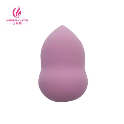 China Angular Blush Merrynice purple cucurbit shape latex-free sponge makeup blender for sale