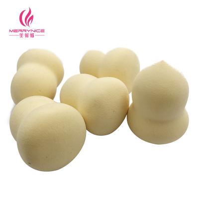 China Angular Blush Merrynice hot skin color cucurbit shape latex-free sponge makeup blender for sale