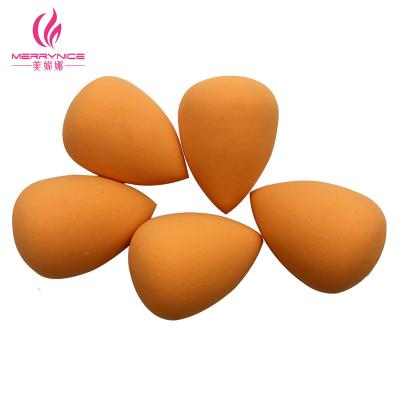 China Angular Blush Merrynice orange water drop latex-free sponge makeup blender for sale