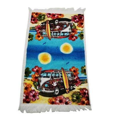 China Wholesale Custom Compressed Kitchen Plaid Cotton Tea Towel for sale