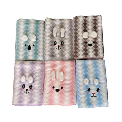 China Embroidery Viable Coral Towel Cute Towel Fleece Towel for sale