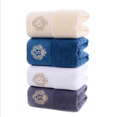 China 100 Cotton Embroidery Hotel Towel Bath Kids Safe Face Towel for sale