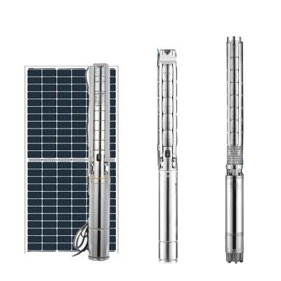 China Solar Irrigation and AC Powered Max Head 149m Solar Water Lift Pump System Water Lift AC Solar Pump For Deep Well for sale