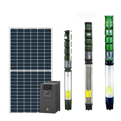 China Irrigation for fish pond solar water pump 6 inch pump 50hz ss304 deep good solar submersible high lift solar water pump for sale