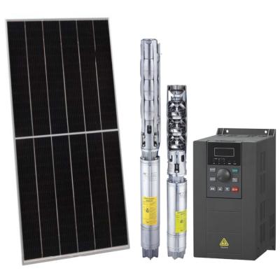 China Agricultural irrigation/Desert greening LK 700m high head deep well using solar farm irrigation water pump system with submersible pump for sale