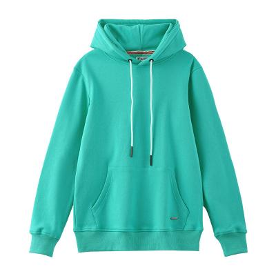 China High Quality Comfy Sports 360GSM Cotton French Terry Hoodie Breathable Plain Anti-wrinkle Sweatshirt For Men for sale