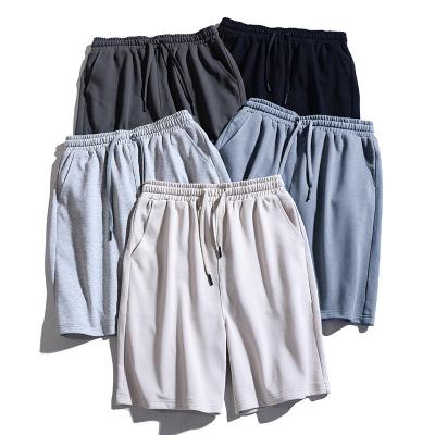 China Anti-Wrinkle High Street Vintage Shorts Teenagers Loose Polyester Mesh Shorts Solid Color Mens Sporty Shorts Private Label for sale