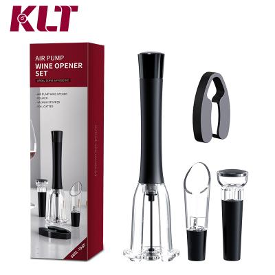 China KLT Patented Safe Compressor Technology Safe Technology Gift Sets Air Pressure Bottle Opener Compressor Wine Opener For Bar for sale