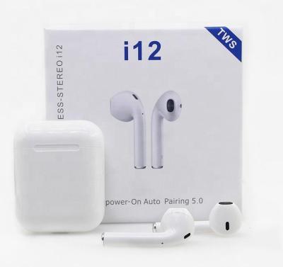 China Mi Earbuds I12 Tws Earphone Wireless Stereo Earphones Portable Media Player for sale