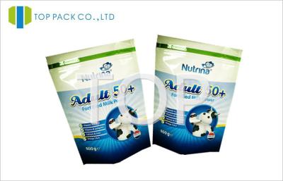 China Healthy Food Packaging Pouch Aluminum Foil Laminated Zipper Lock for sale