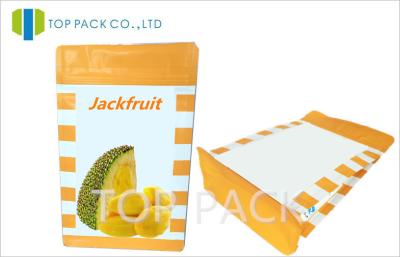 China Ziplock Dried Fruit Custom Food Packaging Plain Bottom Doypack With Pocket Zipper for sale