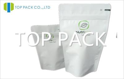 China Matt Eco Friendly Food Packaging Bags Zipper Nuts Customized for sale