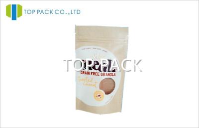 China Custom Matte Finish Stand Up Pouches Packaging With Ziplock Top for sale