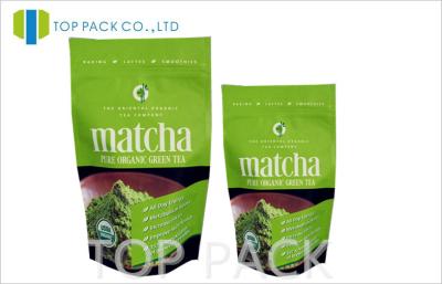 China Matcha-Tee-Verpackentaschen MOPP/HAUSTIER/PET stehen oben Beutel mit Reißverschluss zu verkaufen