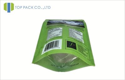 China Recyclable Plastic Stand Up Pouches , Gravure Printing Green Packaging Bags for sale