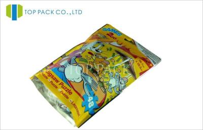 China Foil Laminated Ziplock Custom Food Packaging For Jigsaw Puzzle Resealable for sale