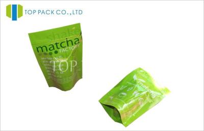 China Aluminum Foil Ziplock Tea Packaging Bags Moisture Proof Dry Food Packaging for sale