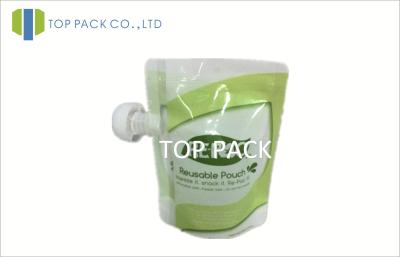 China Ziplock Stand Up Spout Pouch For Baby Food , Beverage Packaging 200ml for sale