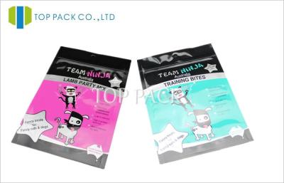 China Stand Up Pet Food Pouch Packaging Bags For Cat Treats / Dog Treats for sale