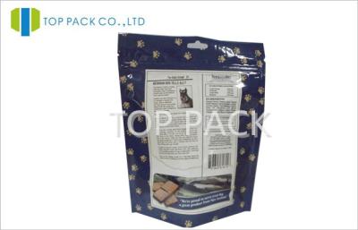 China 8oz Laminated Foil Dog Food Packaging Customized With Stand Up Ziplock for sale