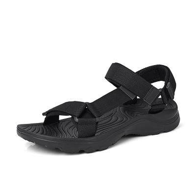 China 2021 New Summer Sandals Men's Velcro Flat Casual Beach Sandals Trend Outdoor Wear Couples Sports Slippers for sale