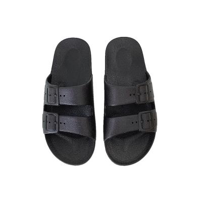 China Fashion Korean Style Anti-slippery Summer New Retro Double-sided Casual Buttoned Hong Slippers Belt Sandals And Slippers Men's Summer for sale