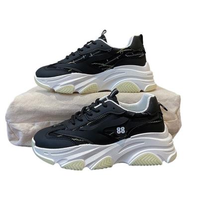 China Hot new fashion trend women's shoes, fashionable sports shoes increased, thick-soled casual mesh, breathable and comfortable for sale