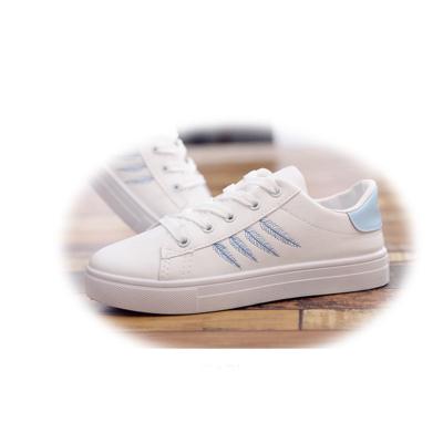 China New Anti-slippery Korean Women's Central Institute of Statistics Korean Ladies Casual Shoes Board Student Style Autumn And Winter Street White Shoes for sale