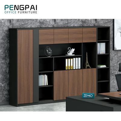 China Waterproof and Scratch Resistant Pengpai Bookcase Teak Bookcase Wall Mount Wood Bookcase Wooden Wall Bookcase for sale