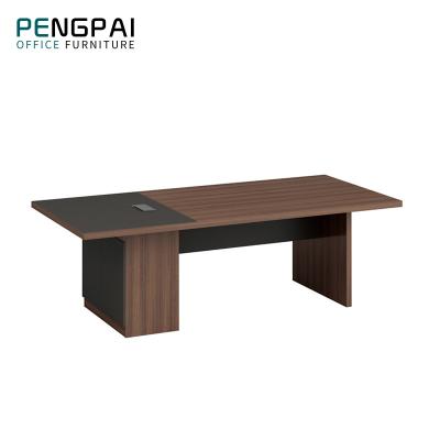 China Waterproof and scratch resistant MDF standard size conference table sepcifications office furniture meeting table for sale