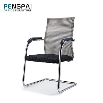 China PENGPAI Buildings Ease Mesh Ergonomic Mid Back Gray Modern Office Chair Wholesale for sale