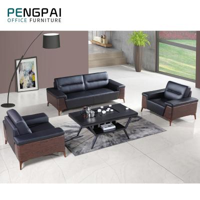 China PENGPAI Modular Living Room Furniture Durable Leather Turkish Sofa Furniture Modern Waiting Sofa for sale