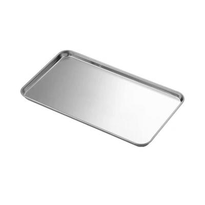 China Mirror Steel Plates Mirror Tray Serving Polishing Tray for sale