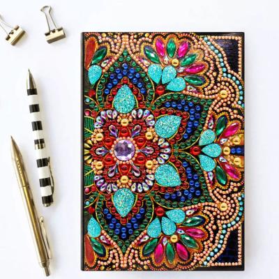 China ANTISTATIC Handmade Crystal Diamond Painting Diary Diary 3d 5d Diy Diamond Craft Gifts For Adults for sale