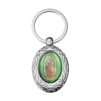 China ANTISTATIC Custom Cheap Metal Catholic Religious Items in Virgin Mary Jesus for Gift Metal Key Chain for sale