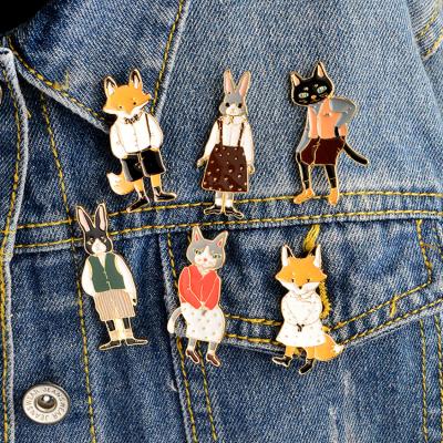 China Europe Manufacturer Wholesale Cartoon Metal Soft Enamel Pin Badge Custom Enamel Pin Making for sale