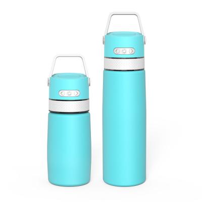 China PORTABLE Smart Music LOGO Business Large Capacity Stainless Steel Creative Customized Water Bottle for sale