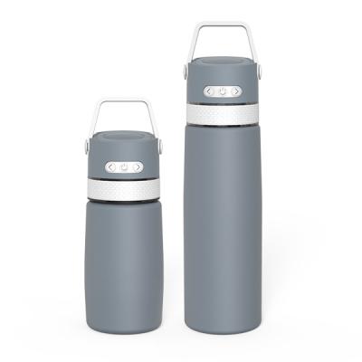 China PORTABLE Bluetooth Smart Water Bottle Double Wall Vacuum Insulated Stainless Steel Thermos Mug for sale