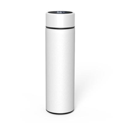 China HAODA PORTABLE Double Wall Insulated 304 Stainless Steel Smart Vacuum Flask Water Bottle With Led Temperature Display for sale